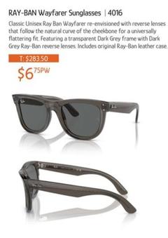 Ray-ban Wayfarer Sunglasses offers at $6.75 in Chrisco