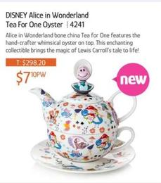 Disney - Alice In Wonderland Tea For One Oyster offers at $7.1 in Chrisco