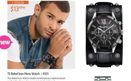Ts Rebel Icon Mens Watch | 4551 offers at $13.1 in Chrisco