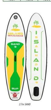 Island Inflatables Stand Up Paddle Boards 2.7m Sand offers at $9.4 in Chrisco