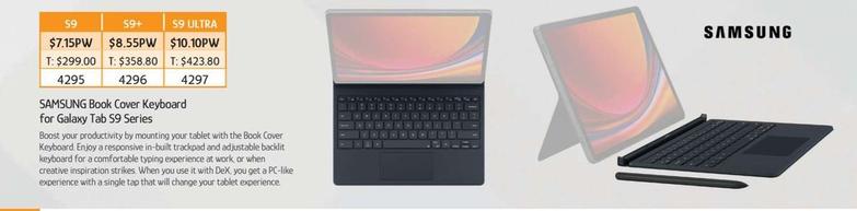 Samsung - Book Cover Keyboard For Galaxy Tab S9 Series offers at $299 in Chrisco