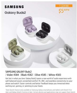 Samsung - Galaxy Buds2 offers at $5.8 in Chrisco