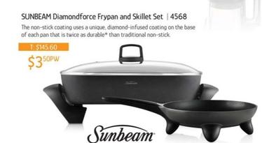 Sunbeam  - - Diamondforce Frypan And Skillet Set offers at $3.5 in Chrisco