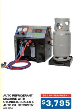 Auto Refrigerant Machine With Cylinder, Scales & Auto Oil Recovery offers at $3795 in Burson Auto Parts