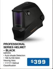 Professional Series Helmet - Black offers at $399 in Burson Auto Parts
