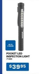 Pocket Led Inspection Light offers at $39.95 in Burson Auto Parts