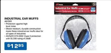 Industrial Ear Muffs offers at $12.95 in Burson Auto Parts