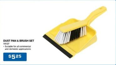 Dust Pan & Brush Set offers at $5.25 in Burson Auto Parts