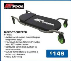 Bigfoot Creeper offers at $149 in Burson Auto Parts