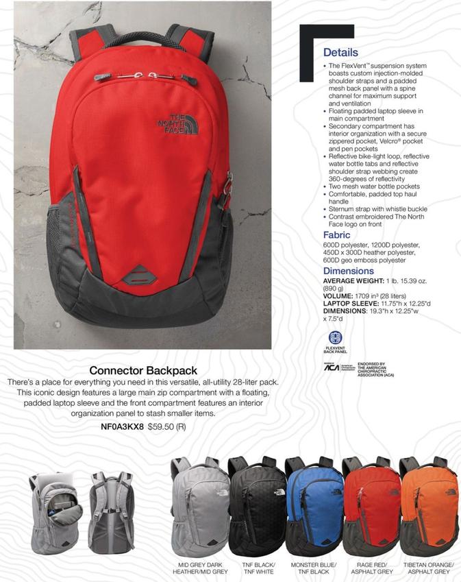 Connector Backpack offers at $59.5 in The North Face