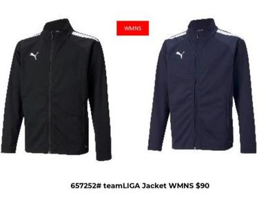 Teamliga Jacket Wmns offers at $90 in Puma
