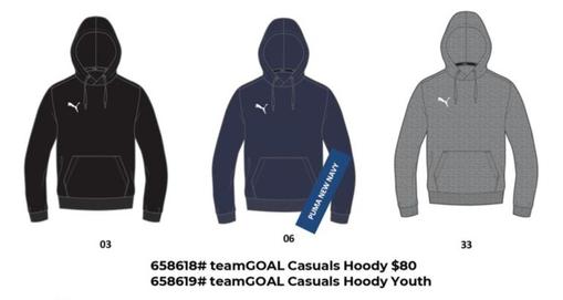 Teamcoal Casuals Hoody offers at $80 in Puma