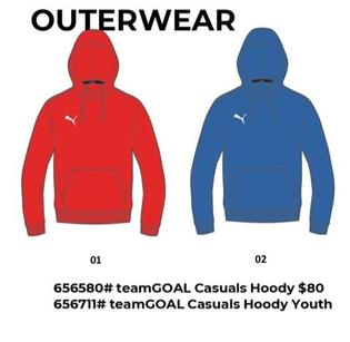 Teamgoal Casuals Hoody offers at $80 in Puma