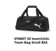 Teamgoal Team Bag Small offers at $45 in Puma