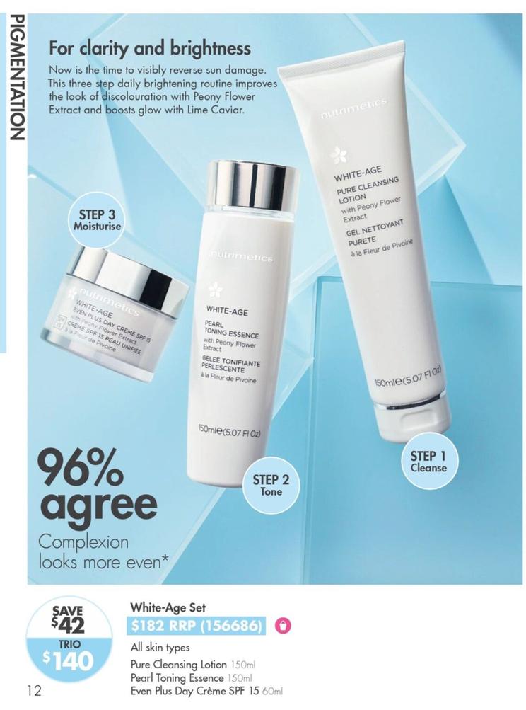 Pure Cleansing Lotion 150ml offers at $140 in Nutrimetics