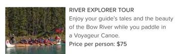 River Explorer Tour offers at $75 in Flight Centre