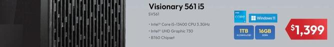 Visionary 561 I5 offers at $1399 in Leader Computers