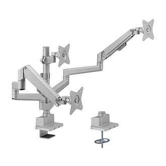 Brateck Triple Monitors Pole-mounted Epic Gas Spring Aluminum Monitor Arm offers at $249 in Leader Computers