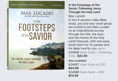 In The Footsteps Of The Savior offers at $32.99 in Koorong