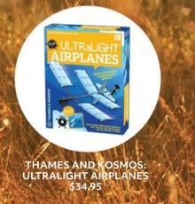 Thames And Kosmos: Ultralight Airplanes offers at $34.95 in Australian Geographic