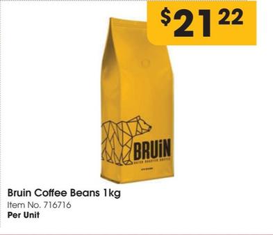 Bruin - Coffee Beans 1kg offers at $21.22 in Campbells