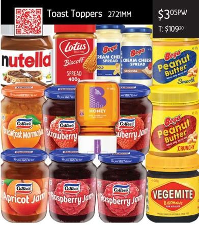 Toast Toppers offers at $3.05 in Chrisco