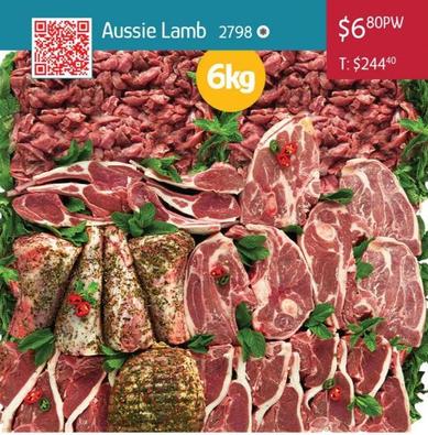 Aussie Lamb offers at $6.8 in Chrisco