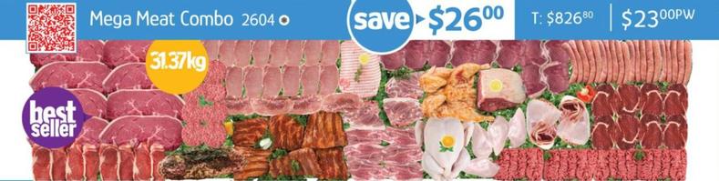 Mega Meat Combo offers at $23 in Chrisco