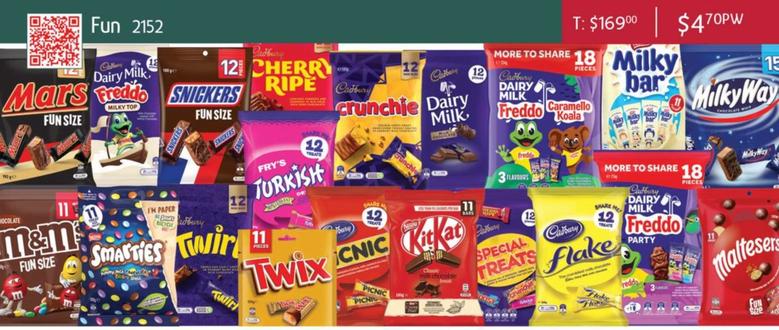 Fun Chocolate offers at $4.7 in Chrisco