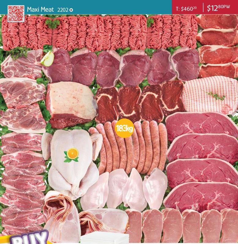 Maxi Meat offers at $12.8 in Chrisco
