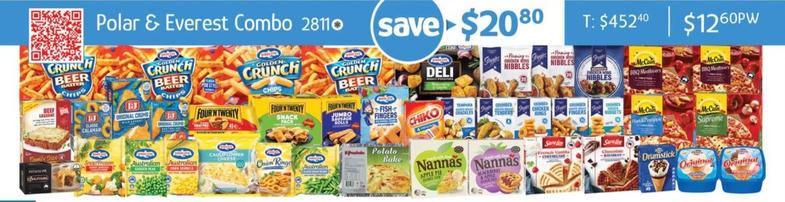 Polar & Everest Combo offers at $12.6 in Chrisco