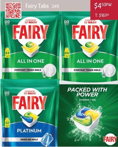 Fairy - Tabs offers at $4.5 in Chrisco