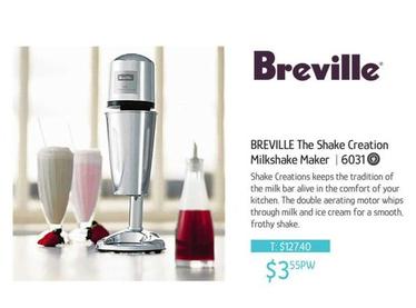 Breville - The Shake Creation Milkshake Maker offers at $3.55 in Chrisco