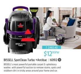 Bissell - Spotclean Turbo +antibac offers at $12.95 in Chrisco
