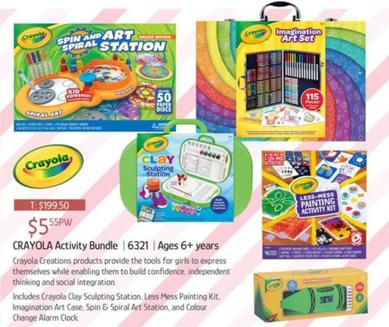 Crayola - Activity Bundle offers at $5.55 in Chrisco