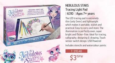 Nebulous Stars - Tracing Light Pad offers at $3.15 in Chrisco