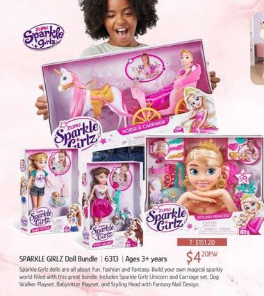 Sparkle Girlz - Doll Bundle offers at $4.2 in Chrisco