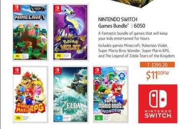 Nintendo - Switch Games Bundle offers at $11 in Chrisco