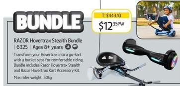 RAZOR Hovertrax Stealth Bundle offers at $12.35 in Chrisco