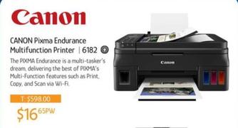 Canon - Pixma Endurance Multifunction Printer offers at $16.65 in Chrisco