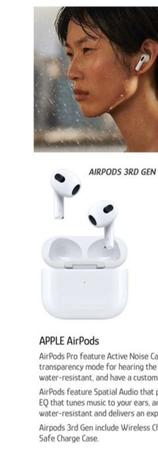 Apple - AirPods  offers at $9.05 in Chrisco