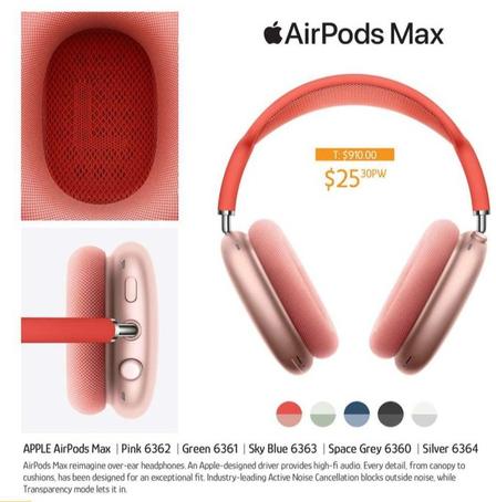 Apple - AirPods Max offers at $25.3 in Chrisco