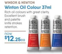 Winsor & Newton - Winton Oil Colour 37ml offers at $12.25 in Eckersley's Art & Craft