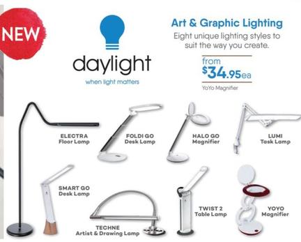 Daylight - Art & Graphic Lighting offers at $34.95 in Eckersley's Art & Craft