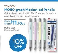 Mono - Graph Mechanical Pencils offers at $11.7 in Eckersley's Art & Craft