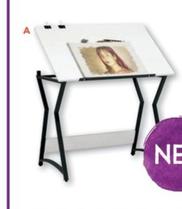 Hourglass Drawing Table offers at $159 in Eckersley's Art & Craft