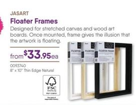 Jasart - Floater Frames offers at $33.95 in Eckersley's Art & Craft