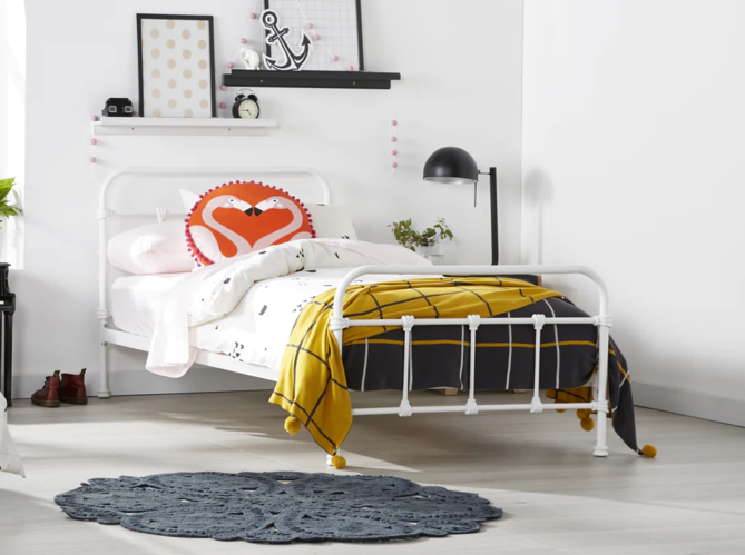 Vibe Bed Frame - King Single / White offers at $449 in Snooze