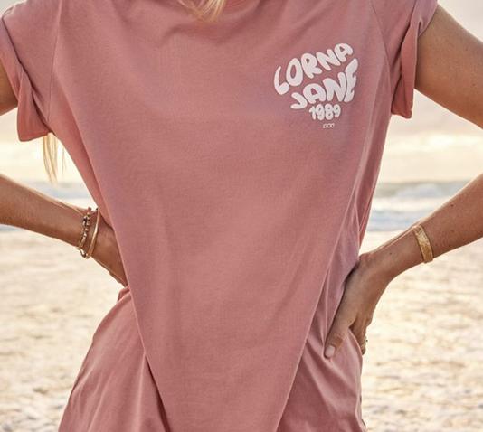Lorna Jane - Never Give Up Relaxed Tee offers at $80 in Lorna Jane