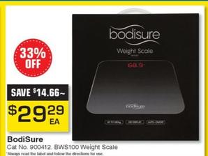 Bodisure - Bws100 Weight Scale offers at $29.29 in Pharmacy Direct